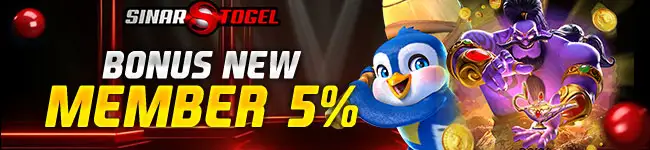 sinartogel - Ada Bonus 5 Persen Buat Member Baru
